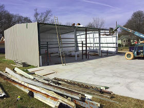 Resheeting of Office / Garage 5/6